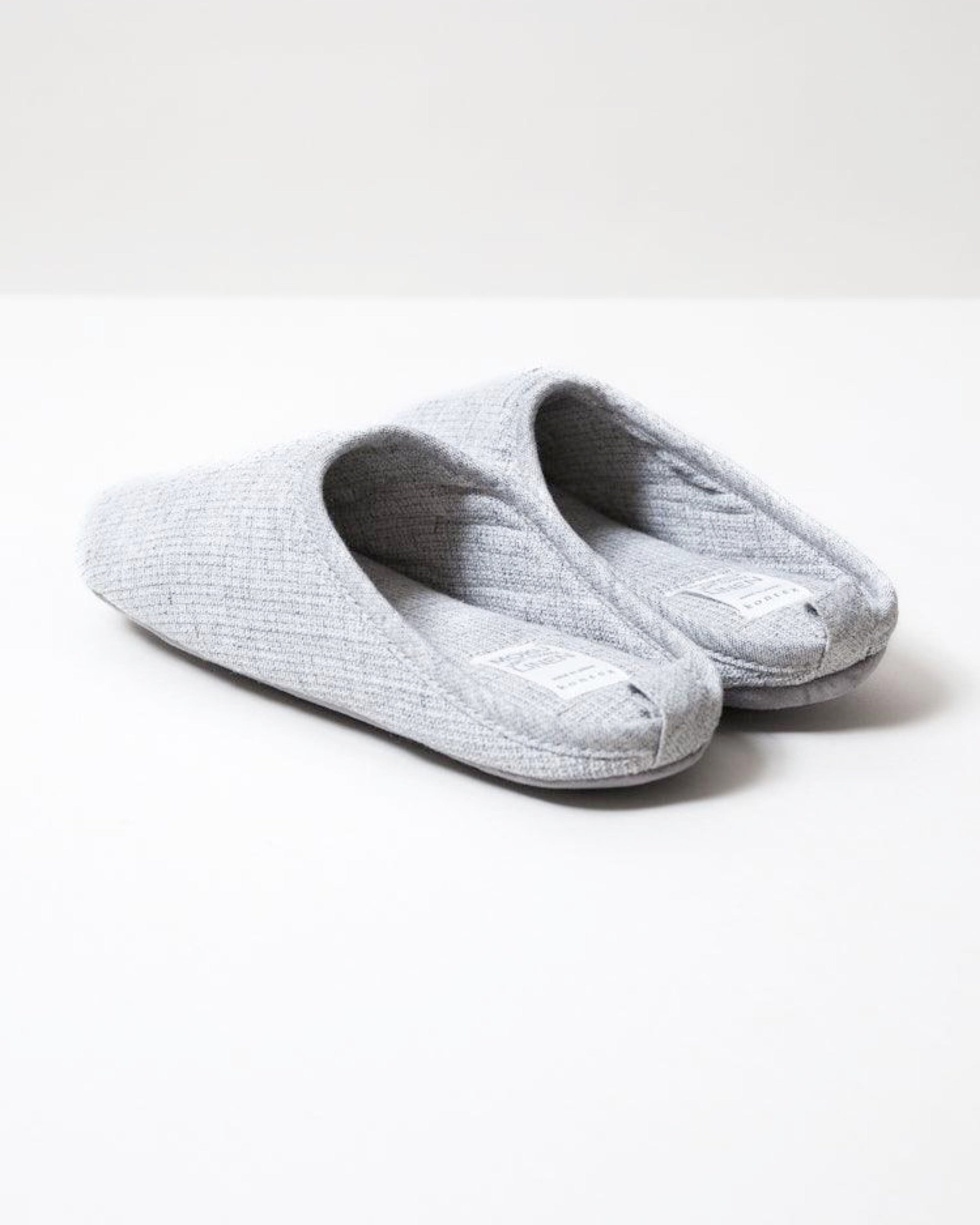 Moku Linen Room Shoes, Charcoal