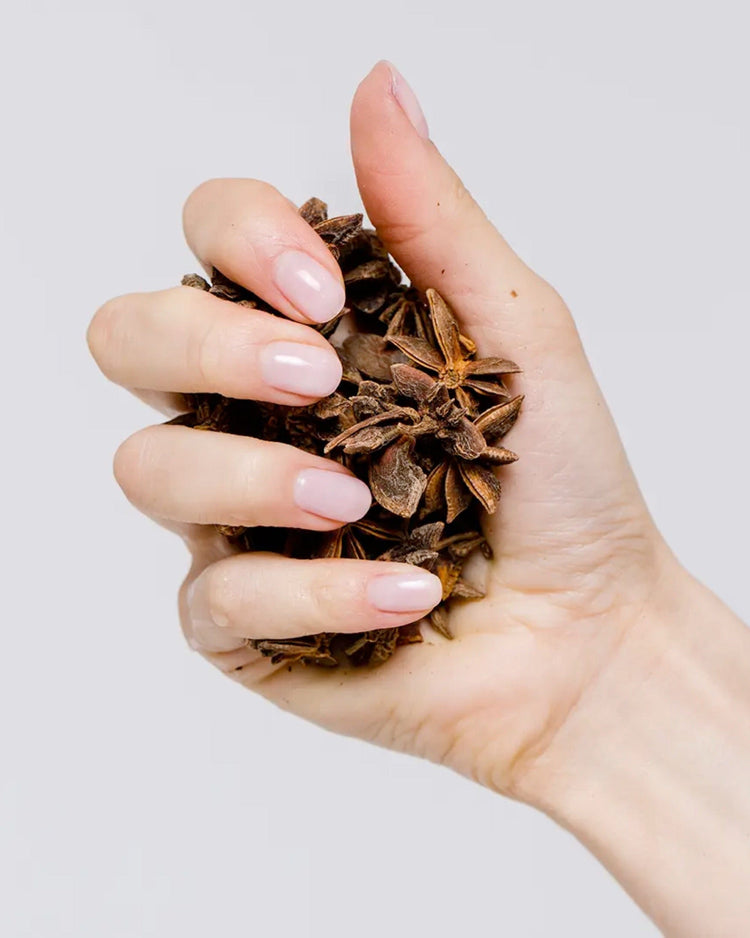 Sade Baron hand holding morning glory coffee