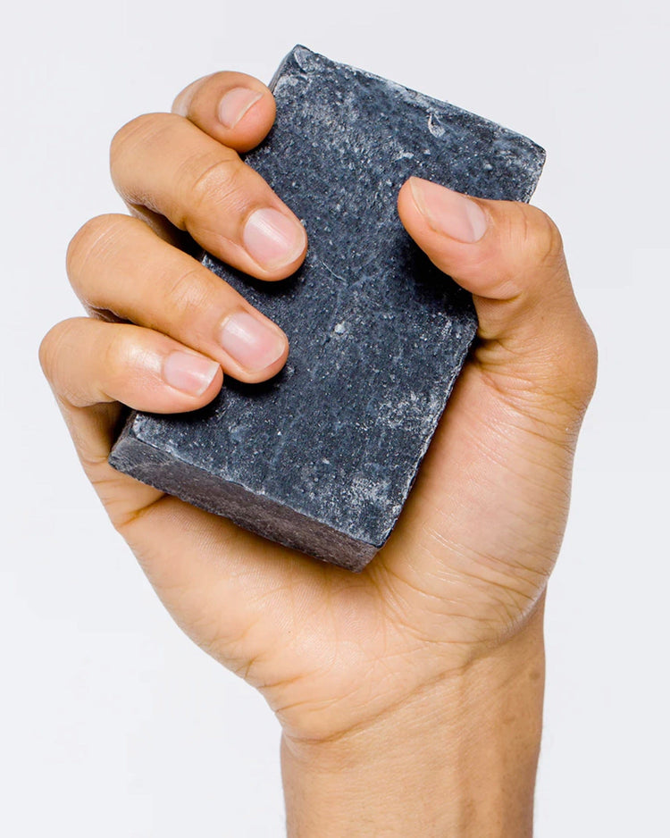 Sade Baron hand holding Vulcano Soap