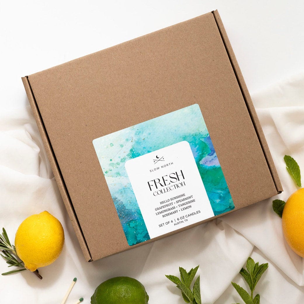 Fresh Collection - 4 Pack Soy Wax Candles