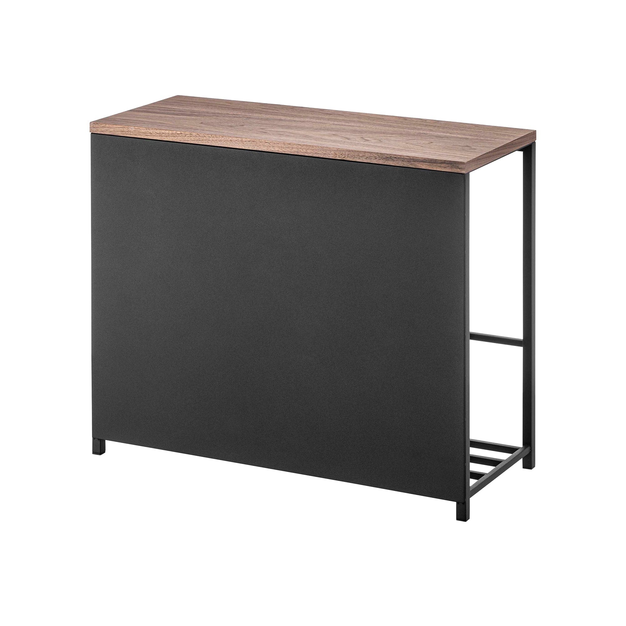 Entryway Storage Organizer & Bench (18" H) - Steel + Wood