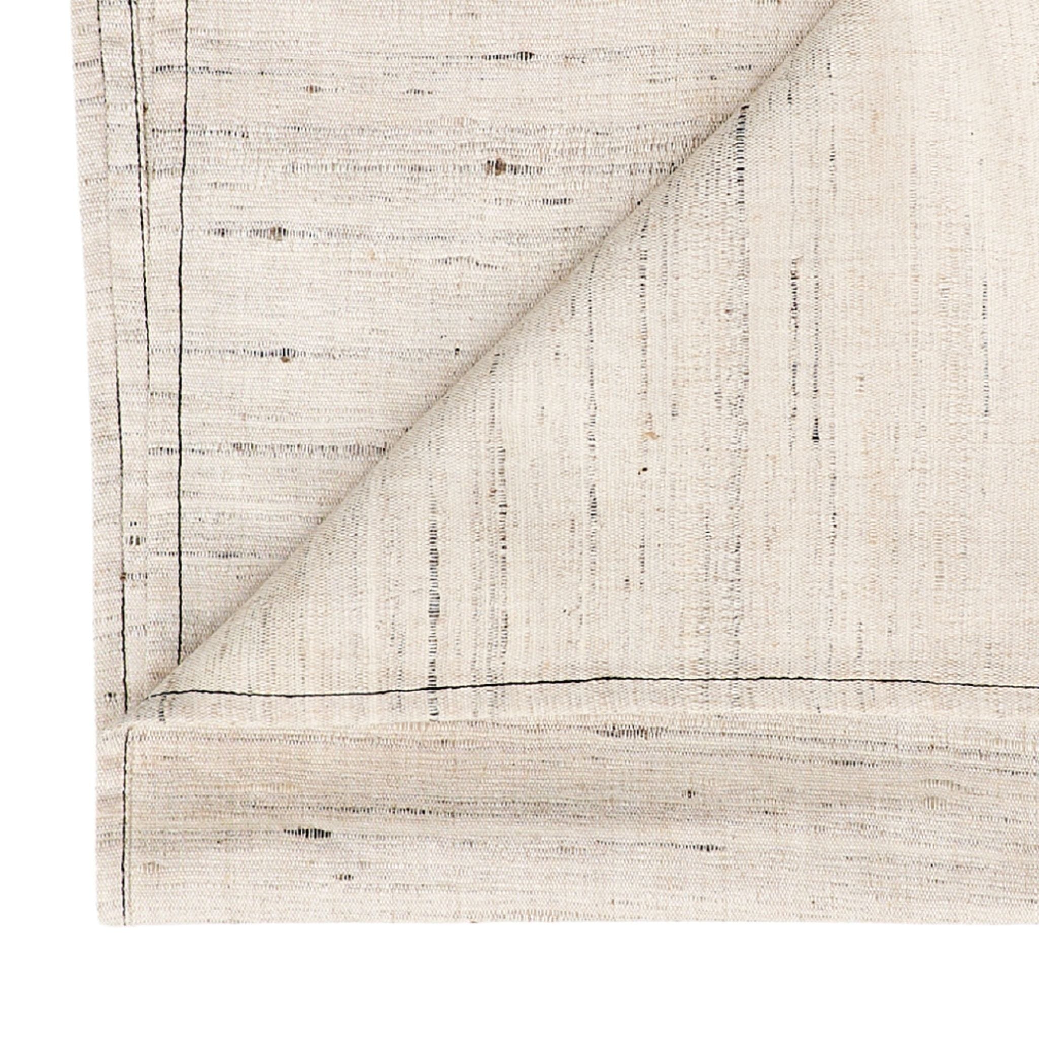 S/4 Kora Off White Peace Silk Handloom Napkin