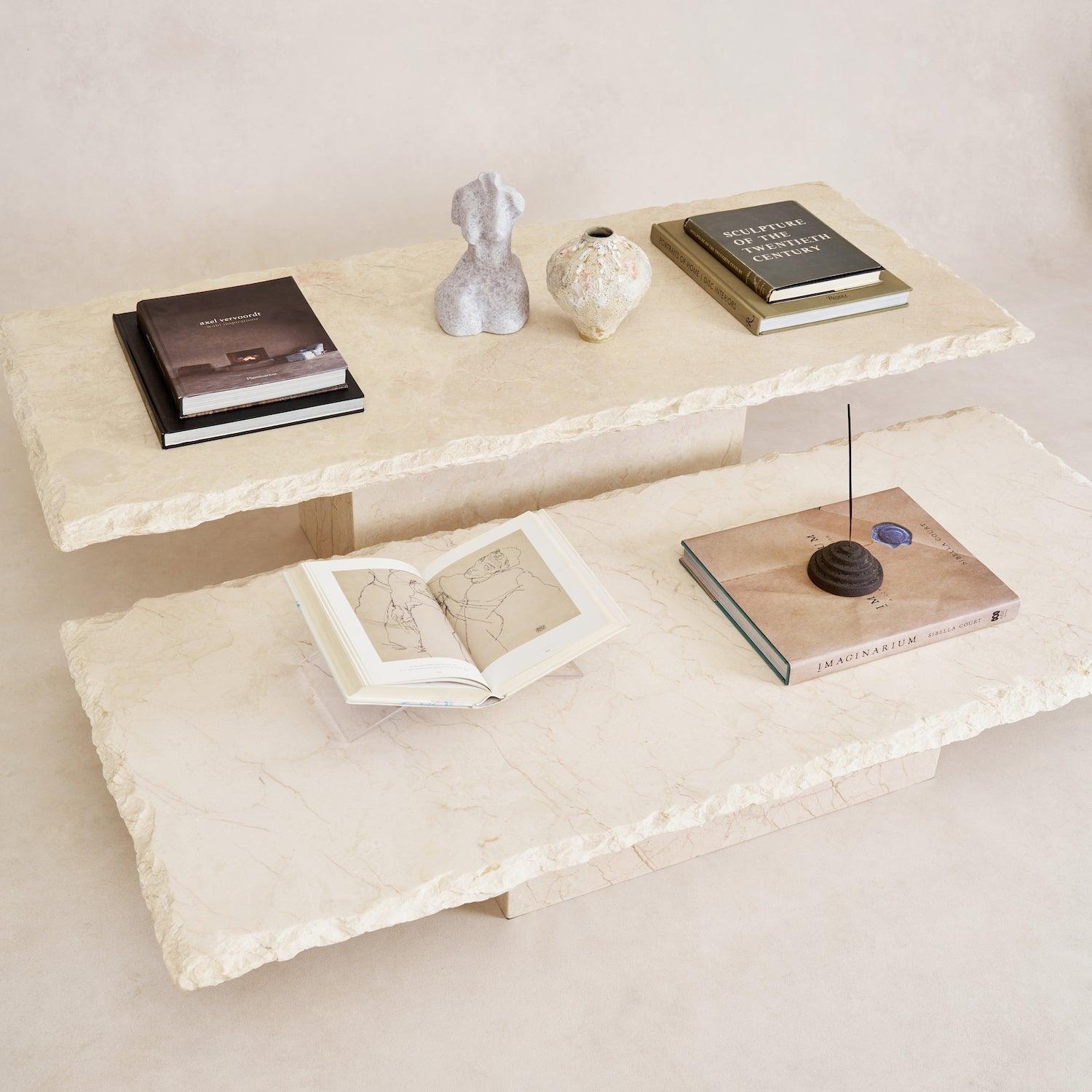 Sofita Marble Coffee Table - Low