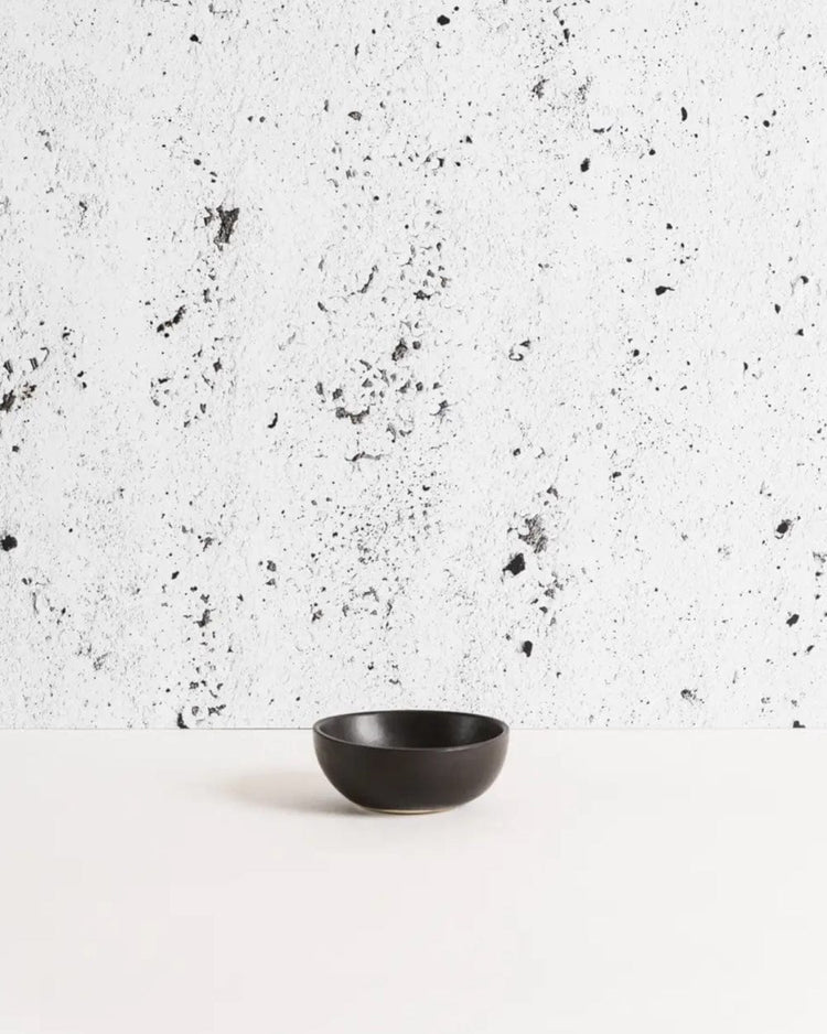 Stoneware Condiment Bowl 6 oz - Matte Black