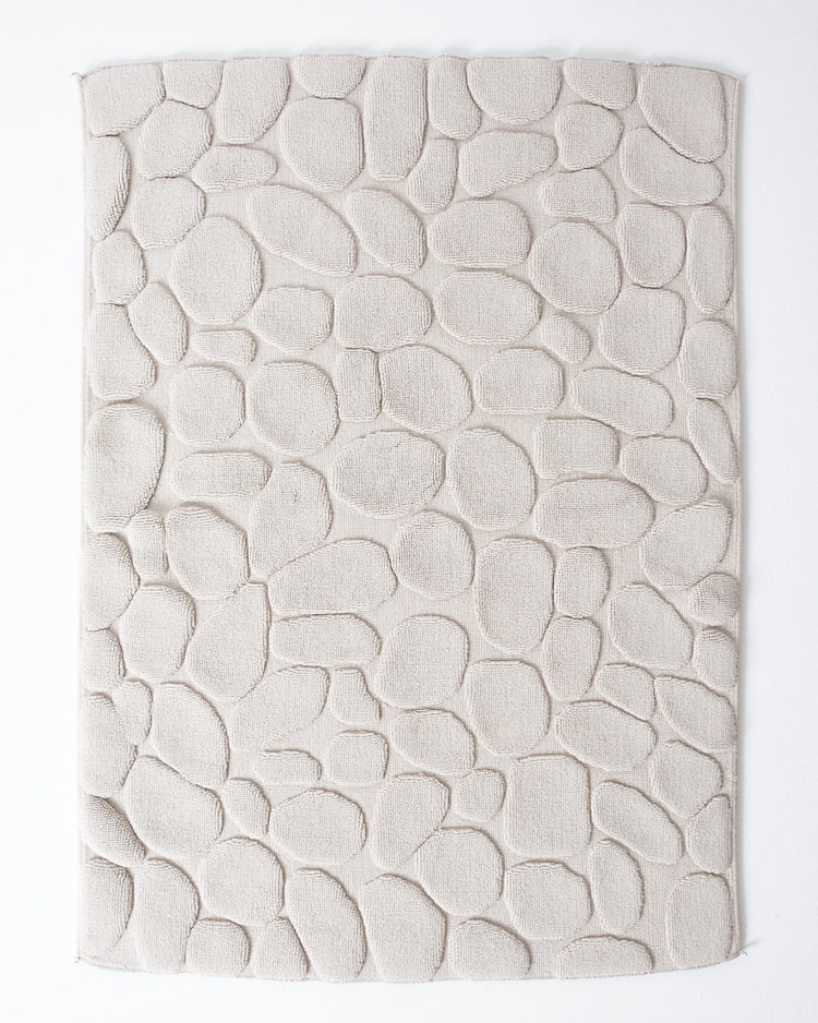 Ishikoro Pebble Bath Mat, Light Grey
