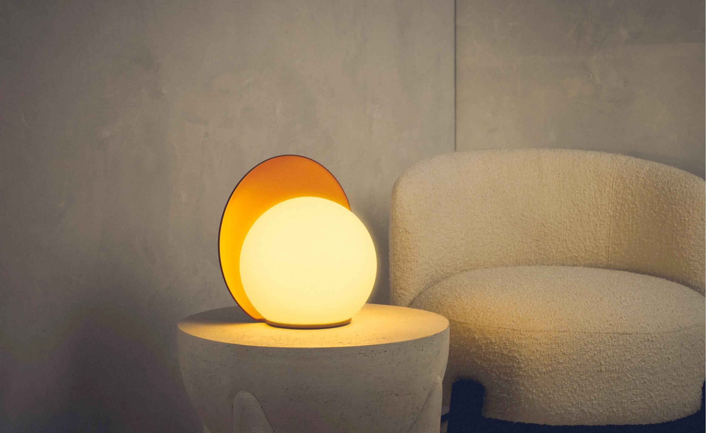 Japandi Table Lamps Collection, shown Gantri Light
