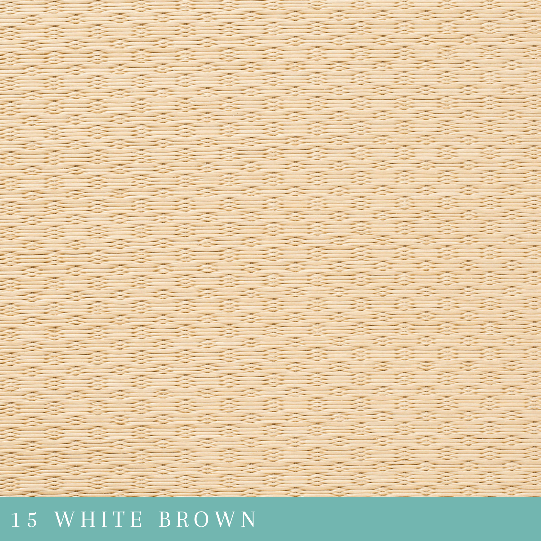 Sazanami WHITE BROWN Tatami Mat