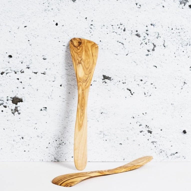 Olive Wood Spatula &amp; Fork Set