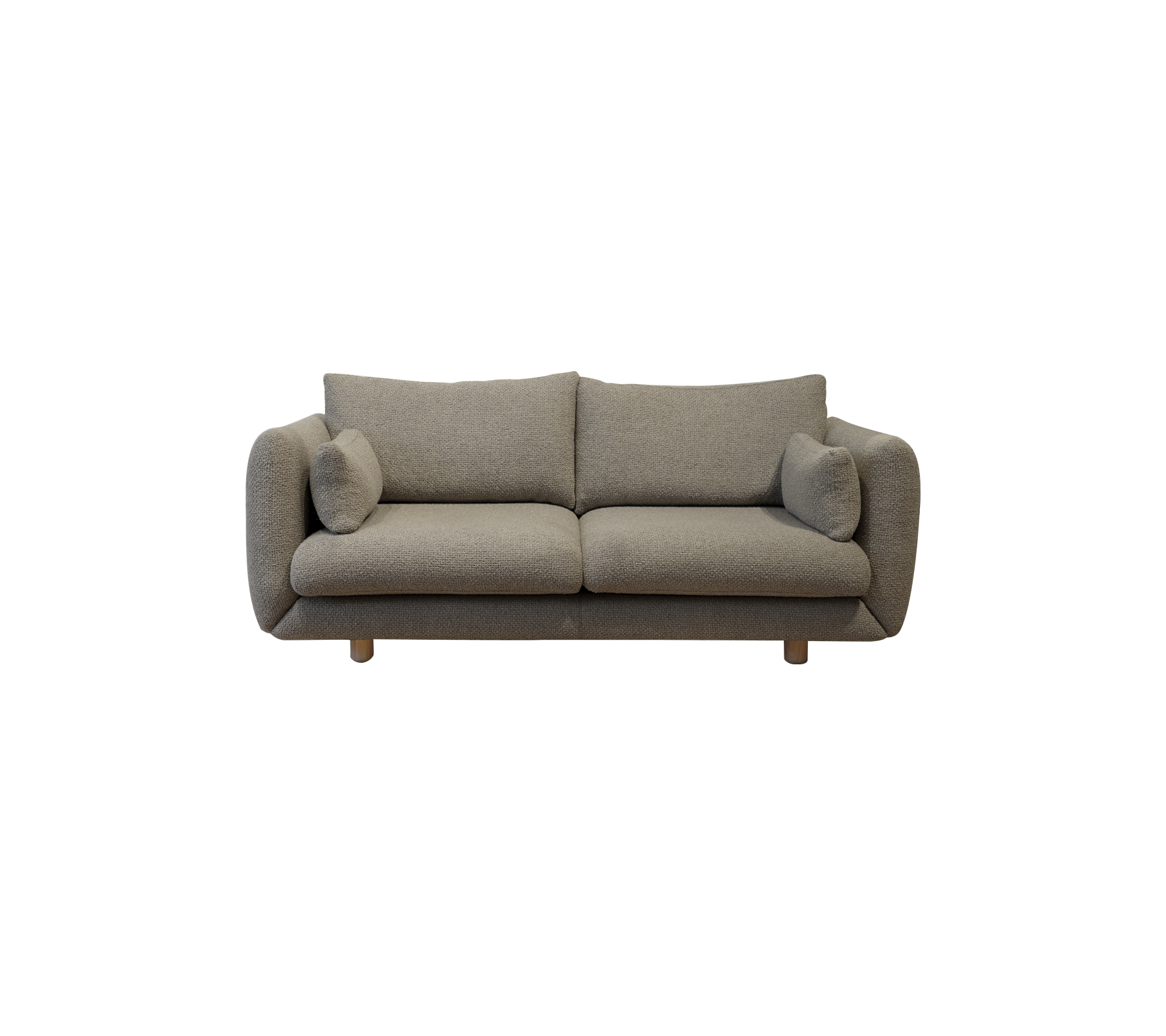 Bloom 2-Seater Sofa w/Teak Legs