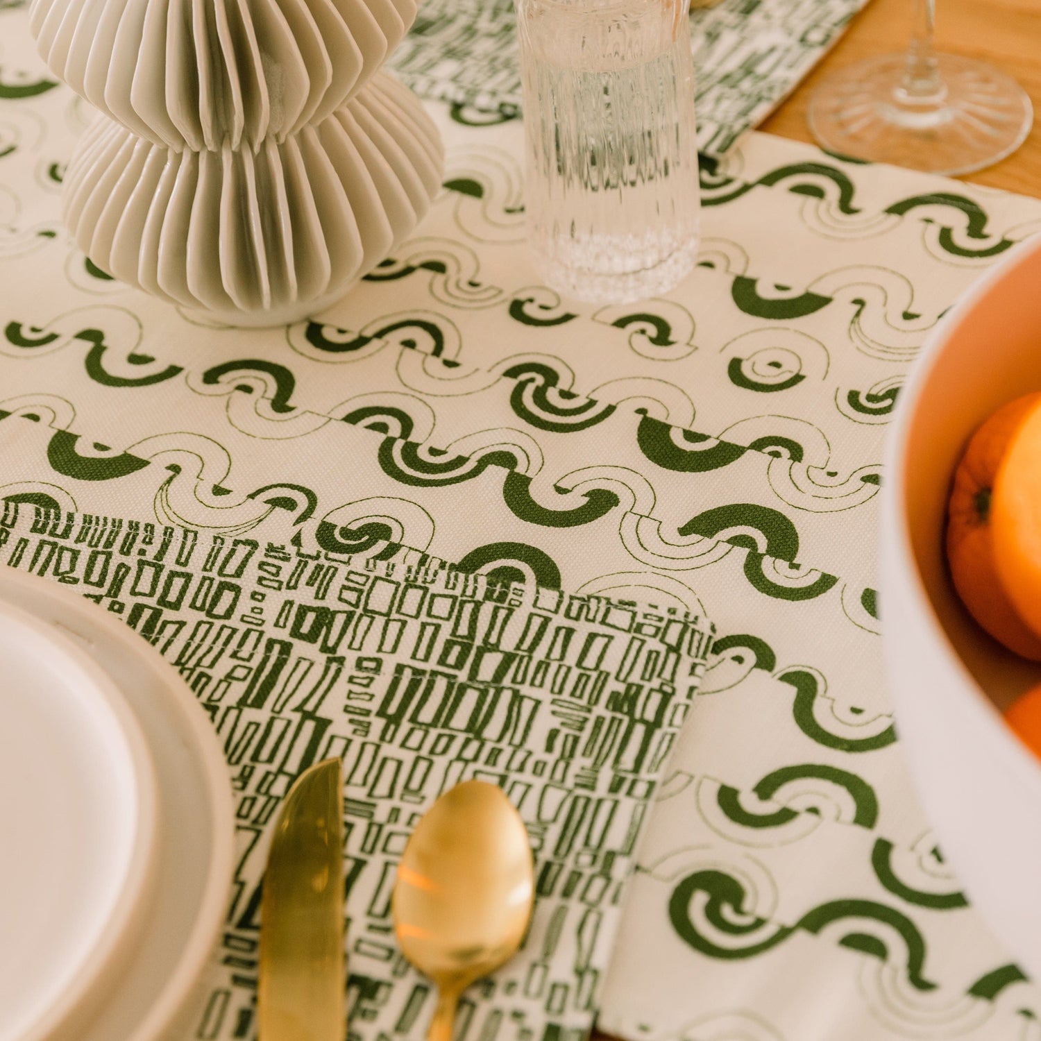 Ortega in Cereus 14&quot; x 90&quot; Table Runner