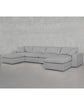 7th Avenue 6-Seat Modular Double Chaise Sectional