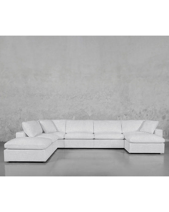 7th Avenue 7-Seat Modular Chaise Corner Lounger Sectional