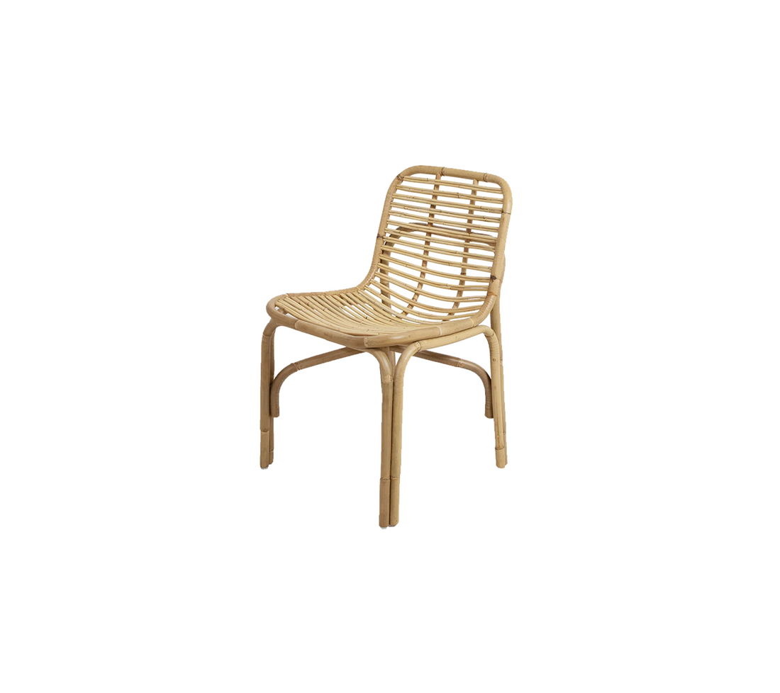 Peak Indoor Chair, Natural Rattan