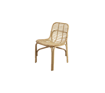 Peak Indoor Chair, Natural Rattan