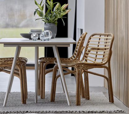 Peak Indoor Chair, Natural Rattan