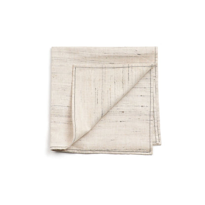 S/4 Kora Off White Peace Silk Handloom Napkin
