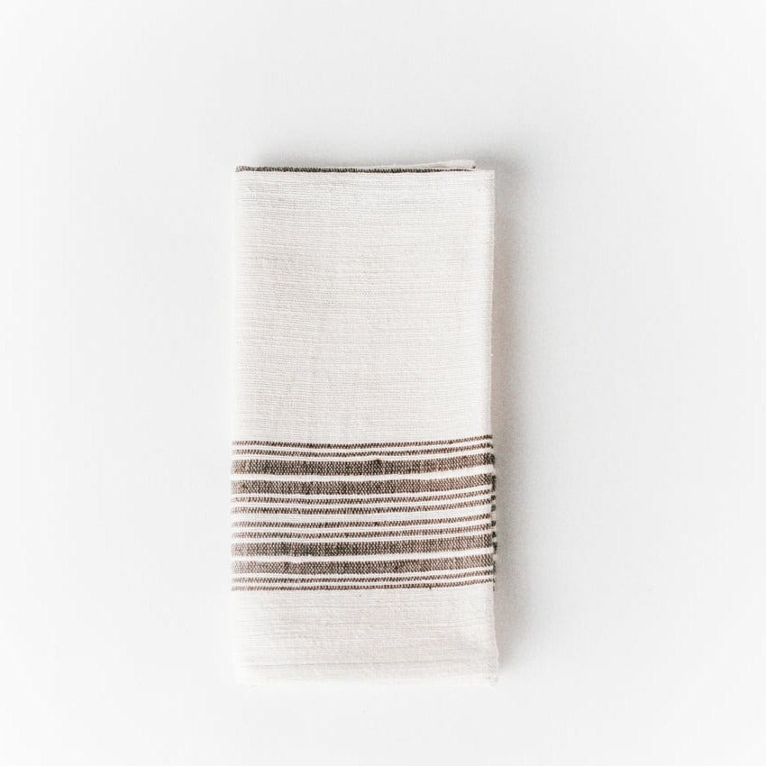 Aden Napkins, Natural / Grey - set of 4