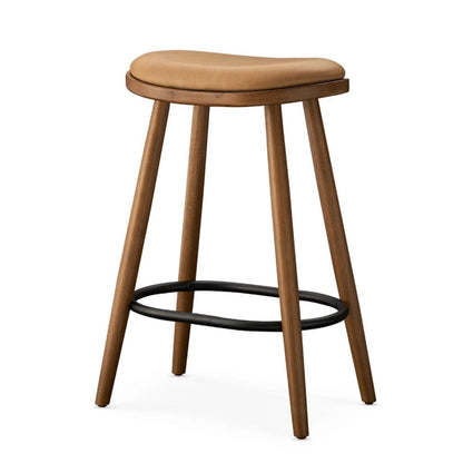 Castlery Abel Leather Counter Stool