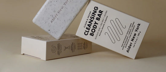 Alder Cleansing Body Bar Closeup