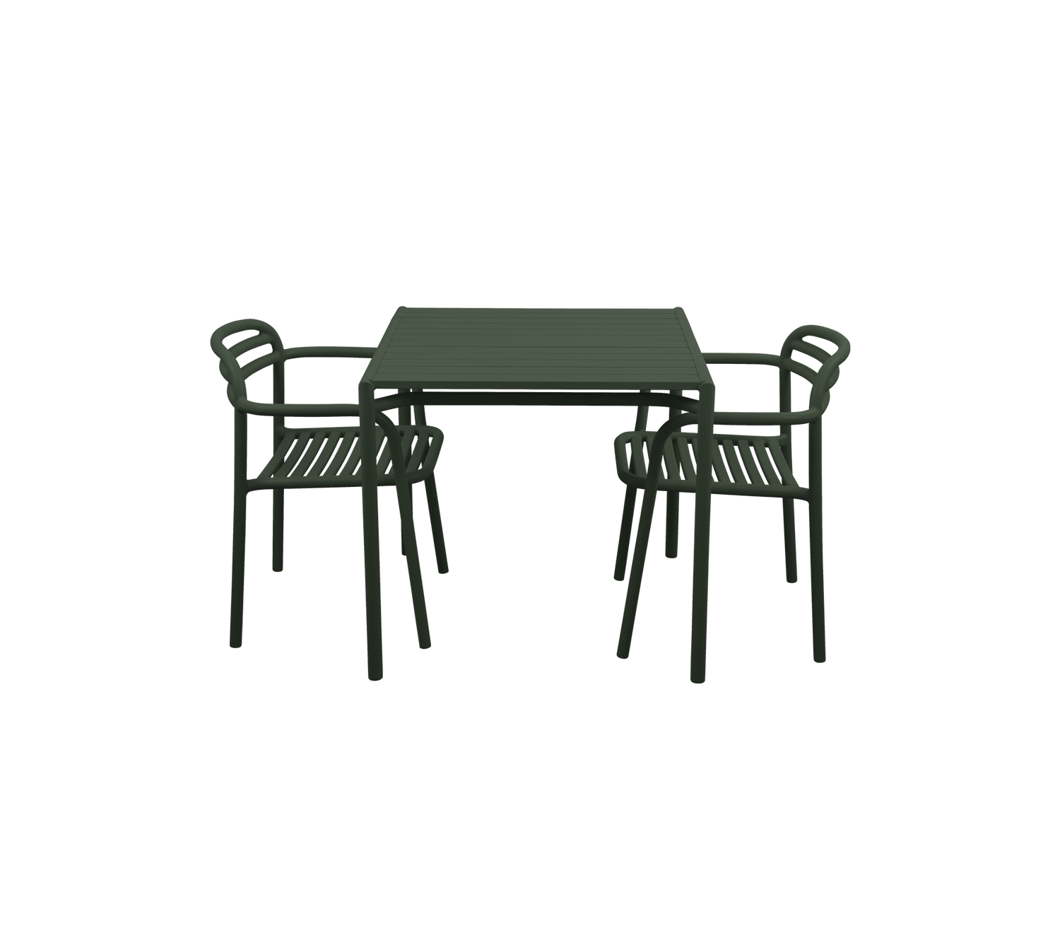 Bliss Dining Table incl. 2 Bliss Armchairs