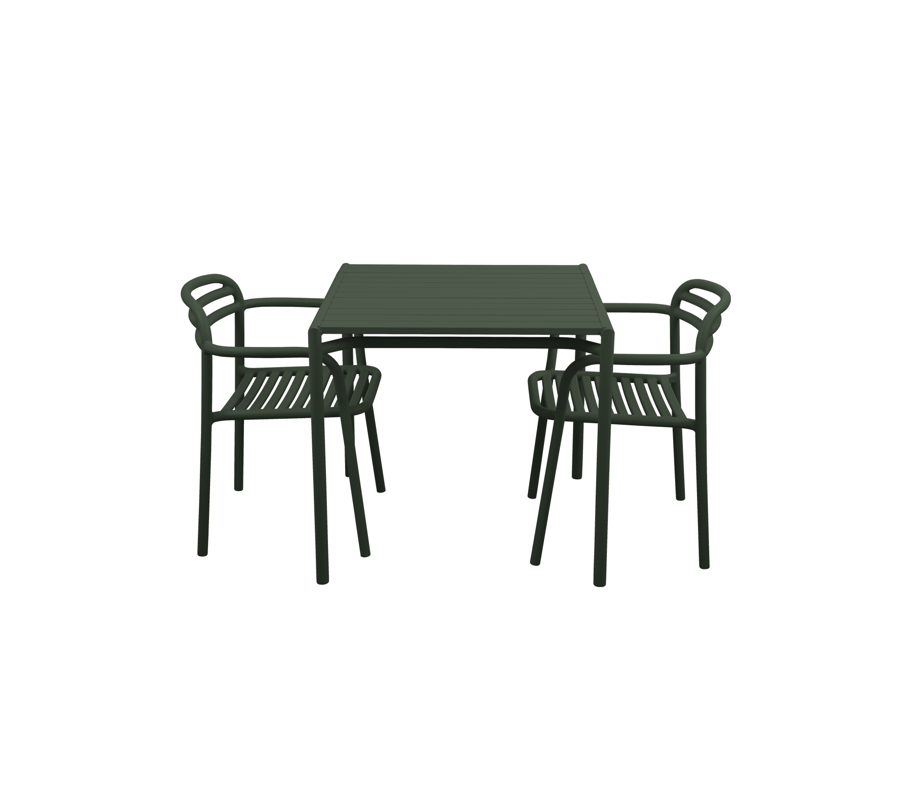 Bliss Dining Table incl. 2 Bliss Armchairs