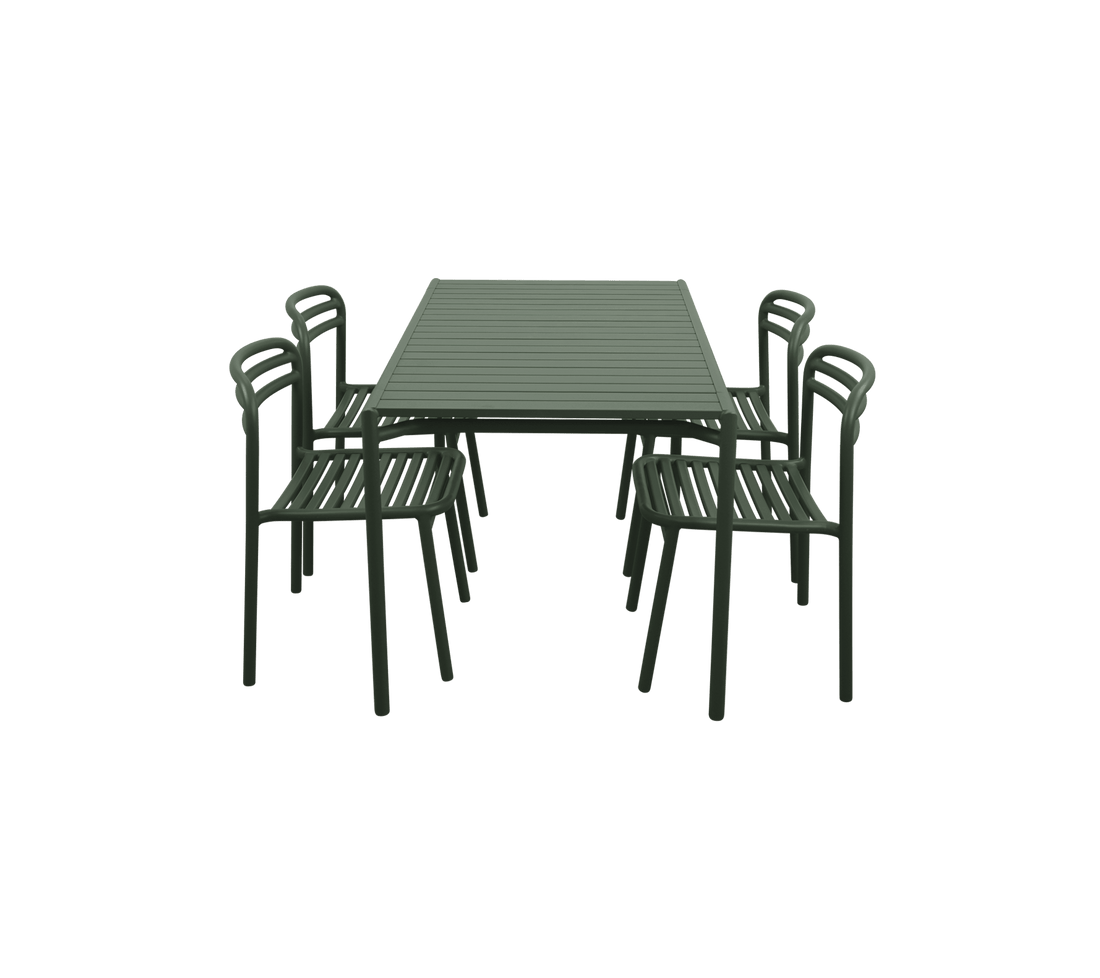 Bliss Dining Table Rect. incl. 4 Bliss Chairs