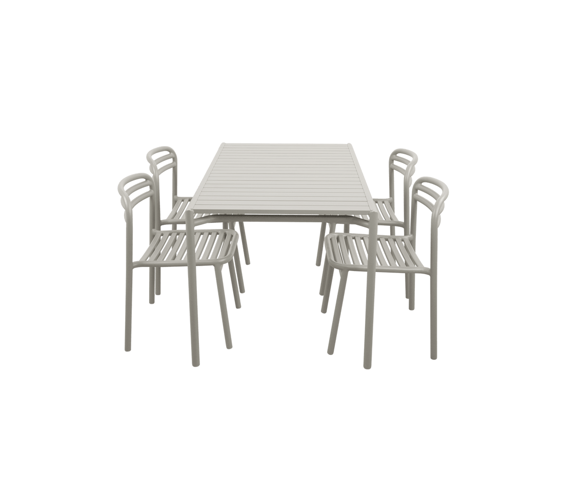 Bliss Dining Table Rect. incl. 4 Bliss Chairs