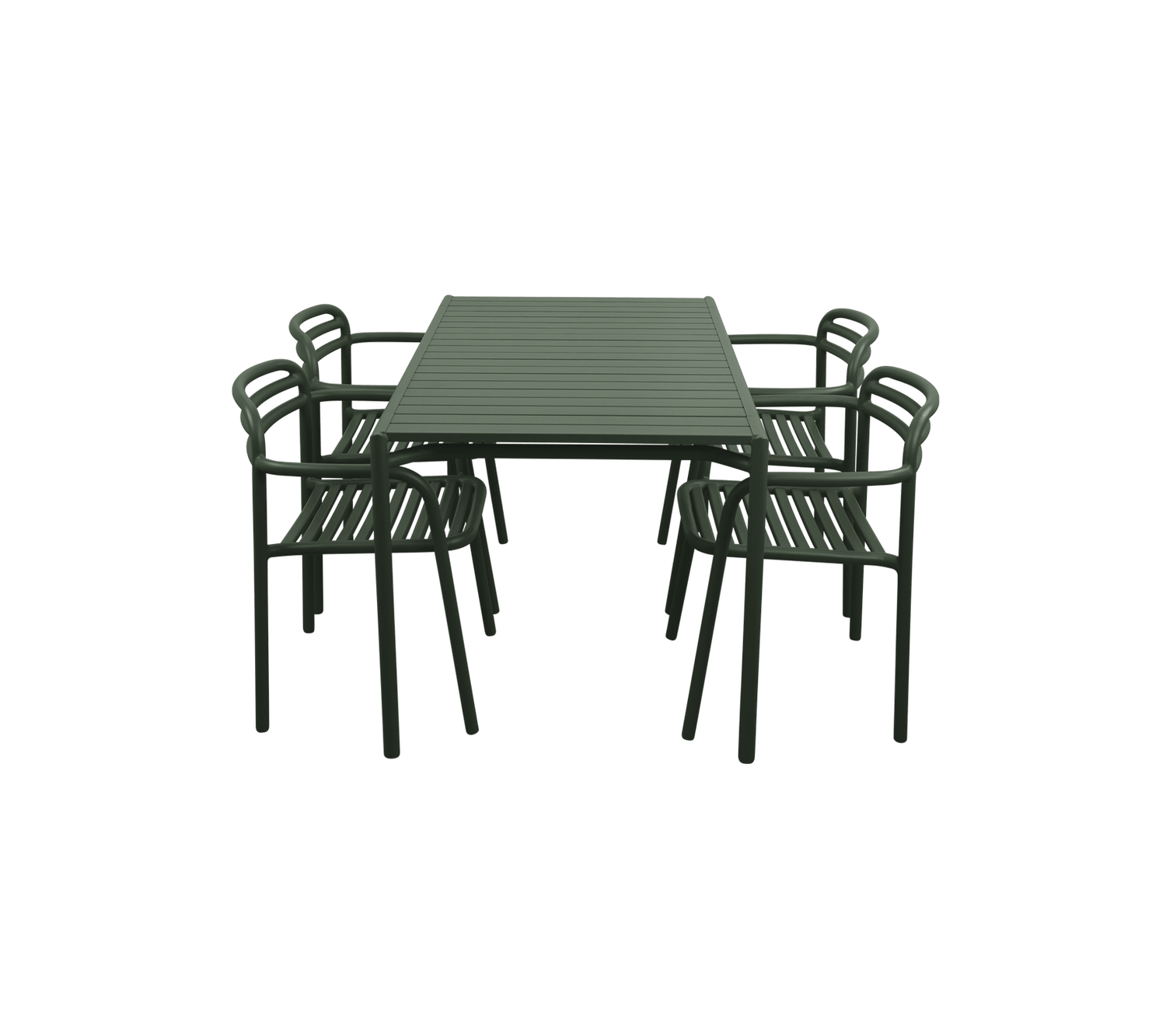 Bliss Dining Table Rect. incl. 4 Bliss Armchairs