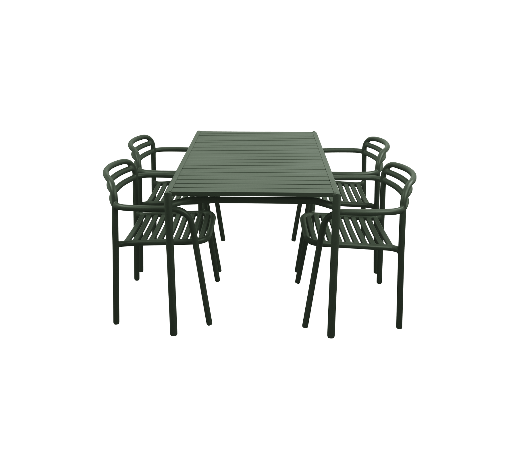 Bliss Dining Table Rect. incl. 4 Bliss Armchairs