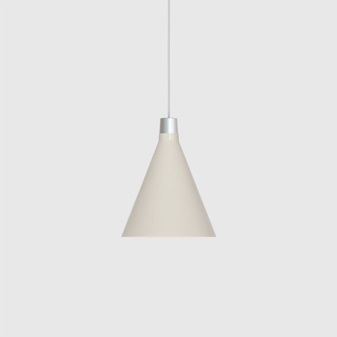 Bower Pendant Light Small in Oyster White