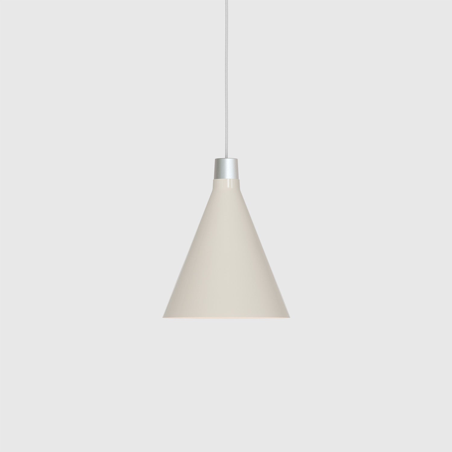 Bower Pendant Light Small in Oyster White