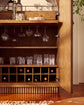 Soho Home Benedict Bar Cabinet, Oak Burl