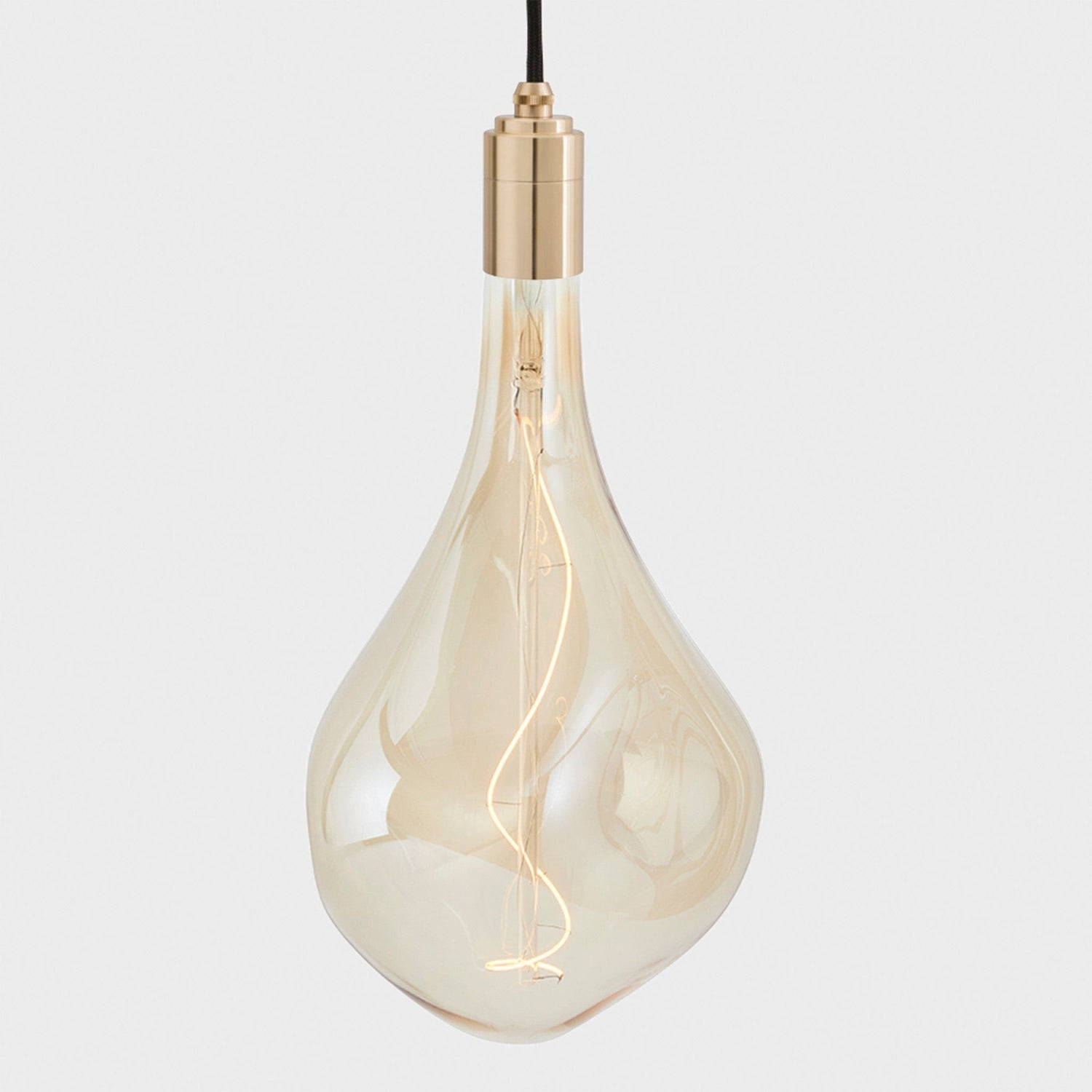 Triple Pendant in Brass + Voronoi III