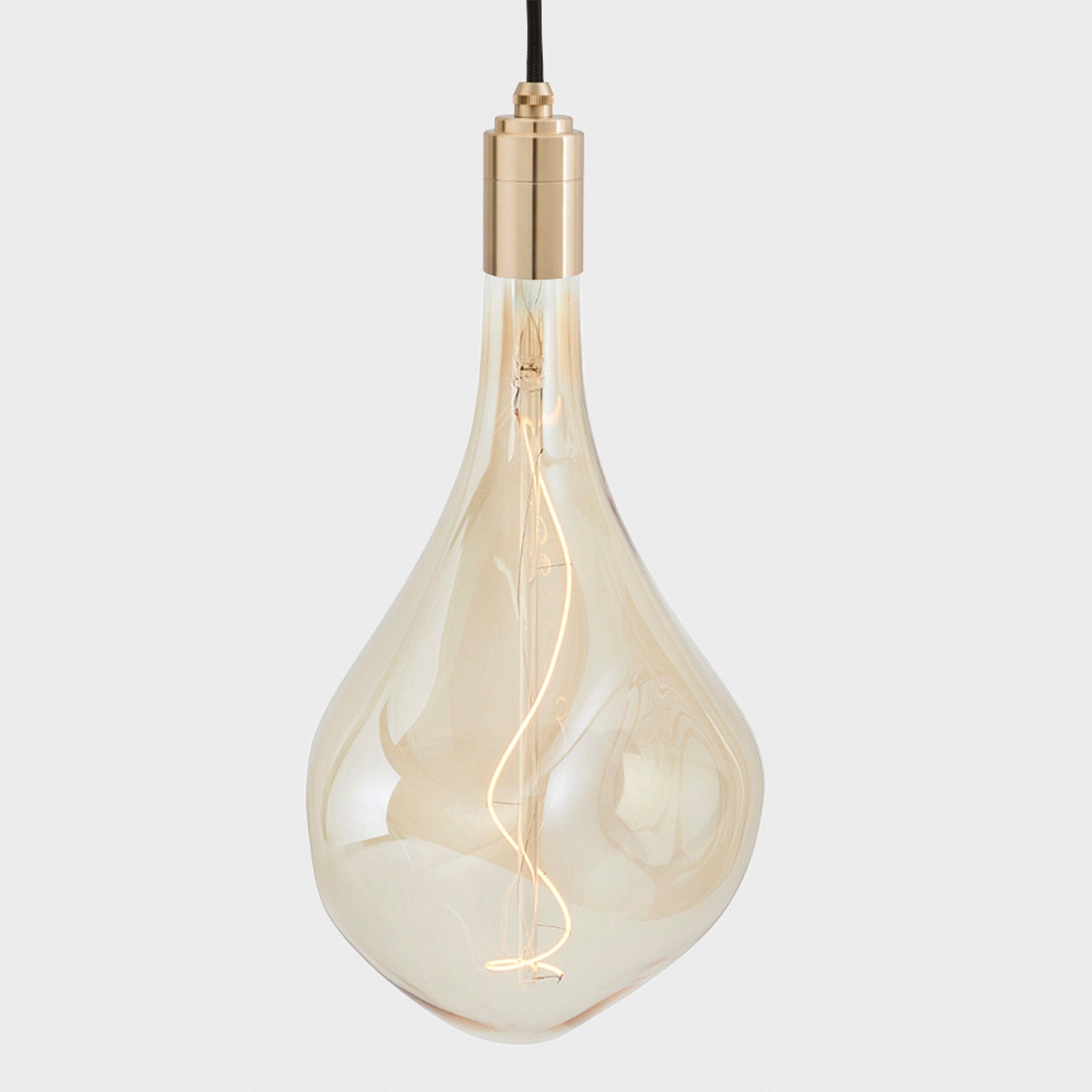 Triple Pendant in Brass + Voronoi III
