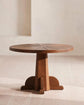 Soho Home Breno Outdoor Bistro Table, Dark Stained Teak