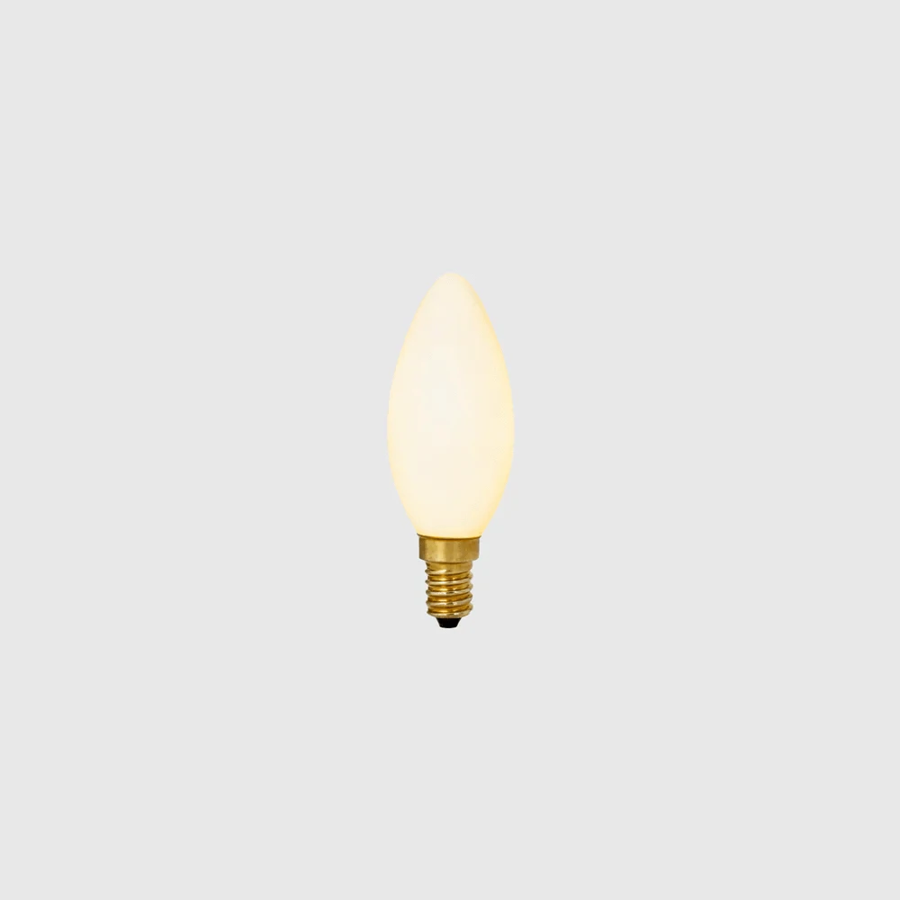 Candle E12 Matte White LED Bulb