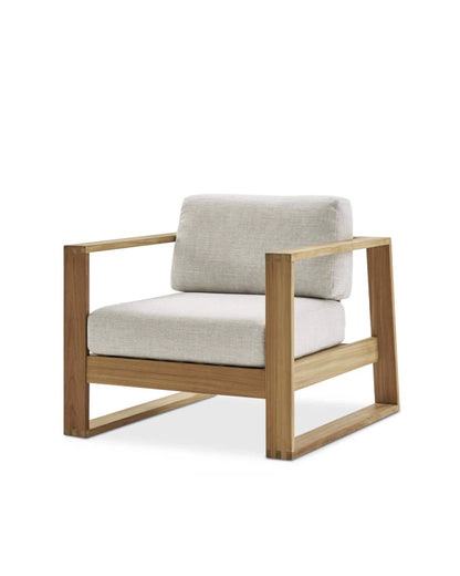 Castlery Rio Outdoor Teak Lounge Chair