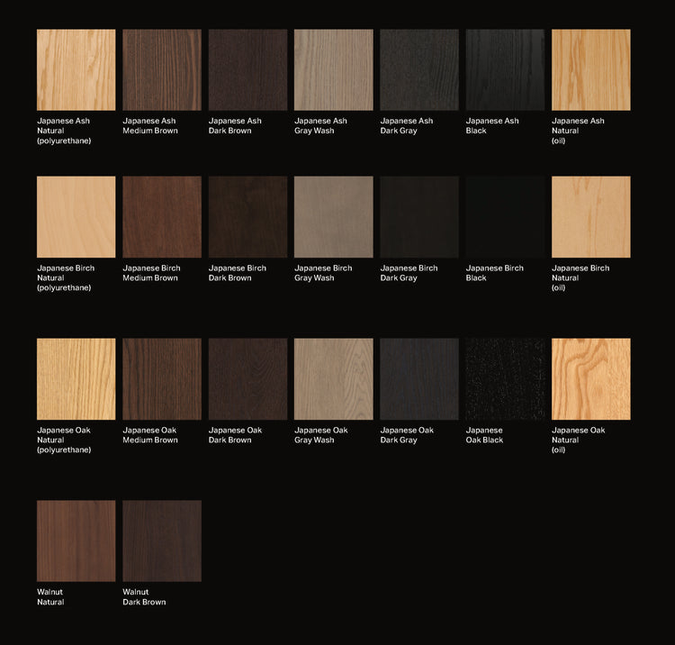 CondeHouse Wood Types & Finishes