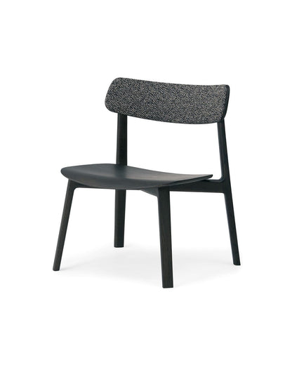 AATOS Lounge Chair Upholstered Back (Wooden Seat)