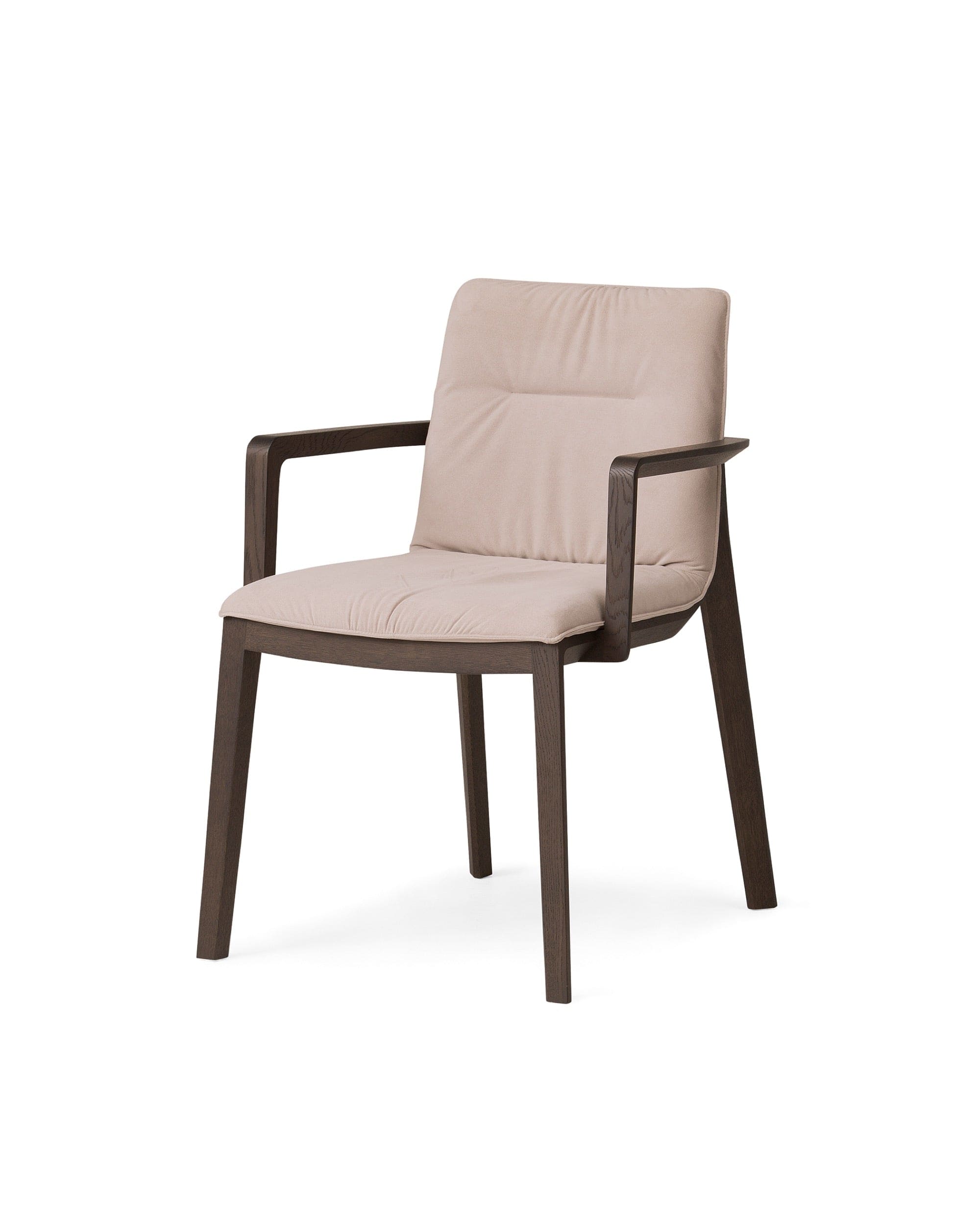 CHALLENGE Armchair (Soft Type), Japanese Oak Dark Gray