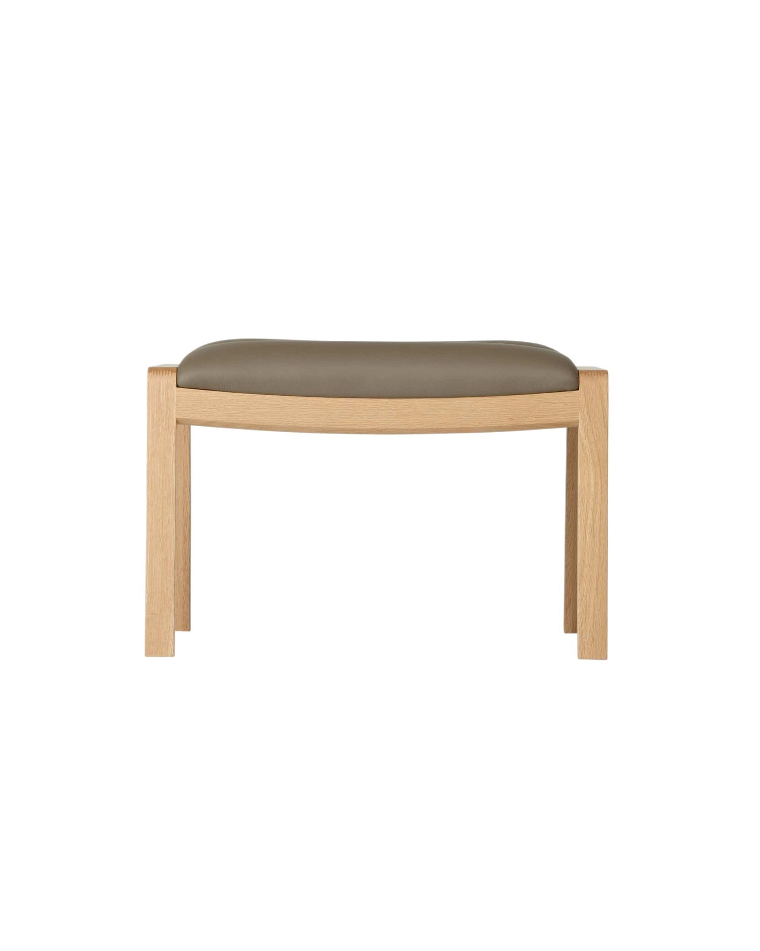 CHALLENGE Stool Japanese Ash Natural Front View