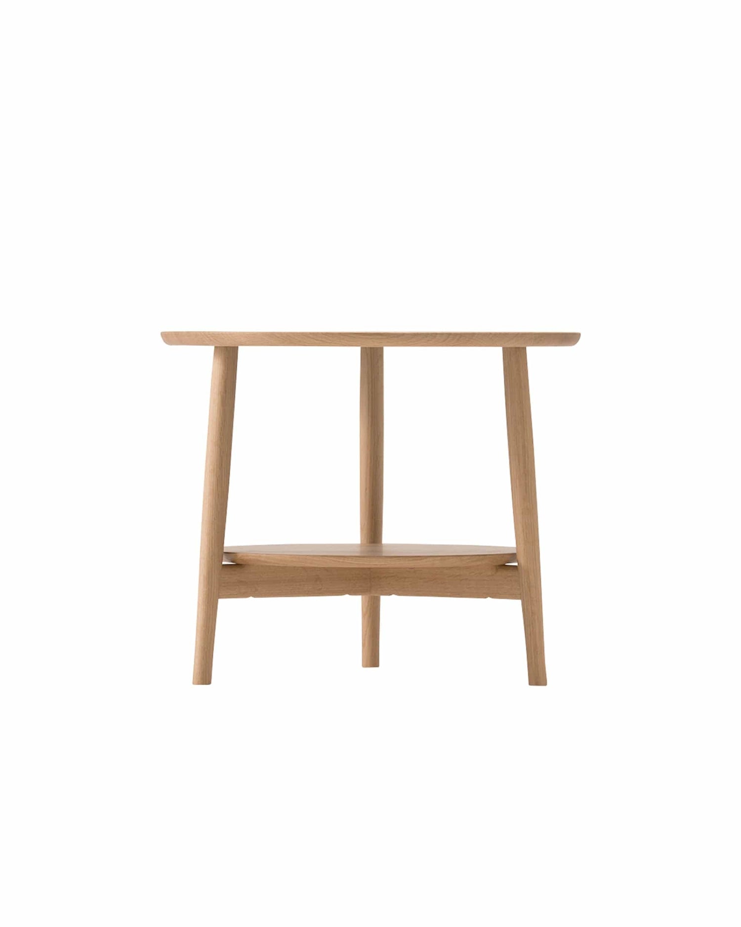 KAMUY 23&quot;dia Round Side Table Japanese Oak Natural