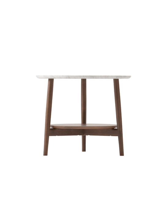 KAMUY 23" Round Side Table (Marble Top)