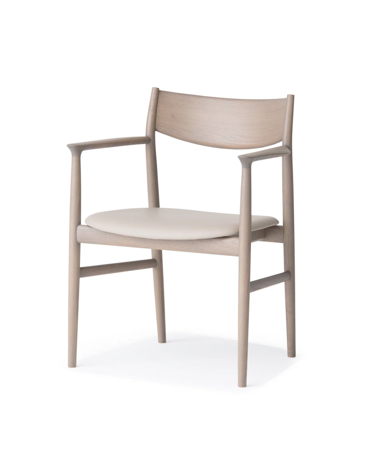 KAMUY Armchair (Upholstered Seat), Japanese Oak Gray Wash
