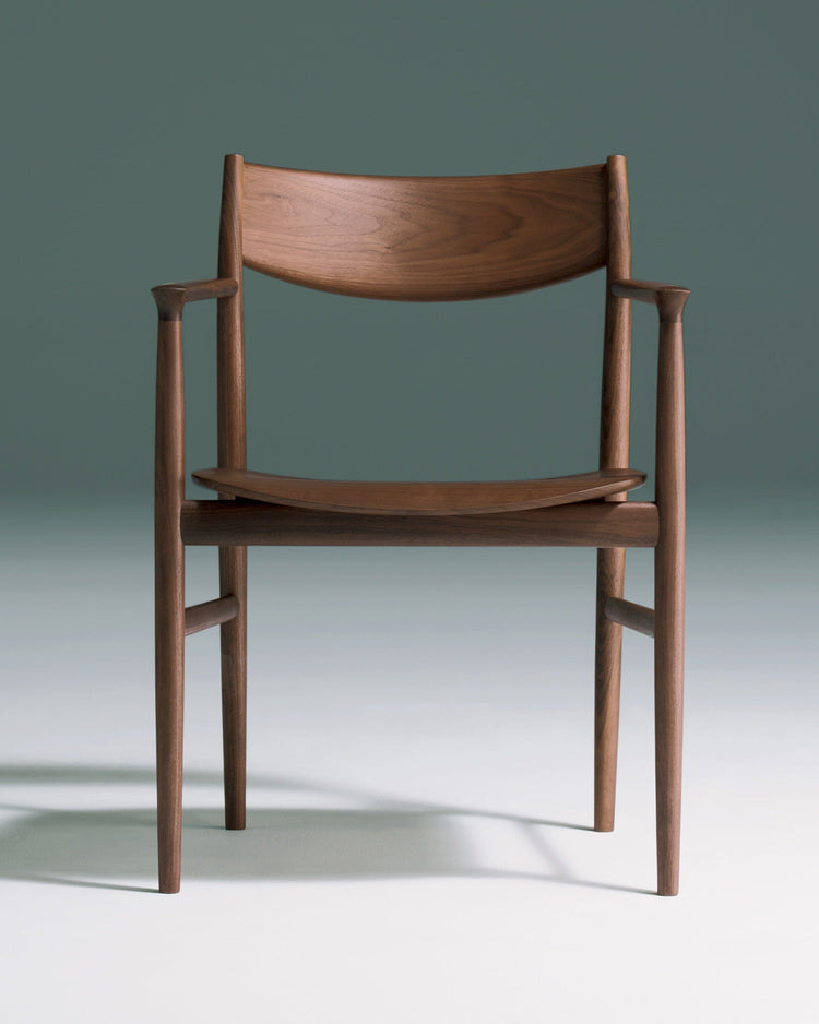 KAMUY Armchair (wooden seat), Walnut Natural