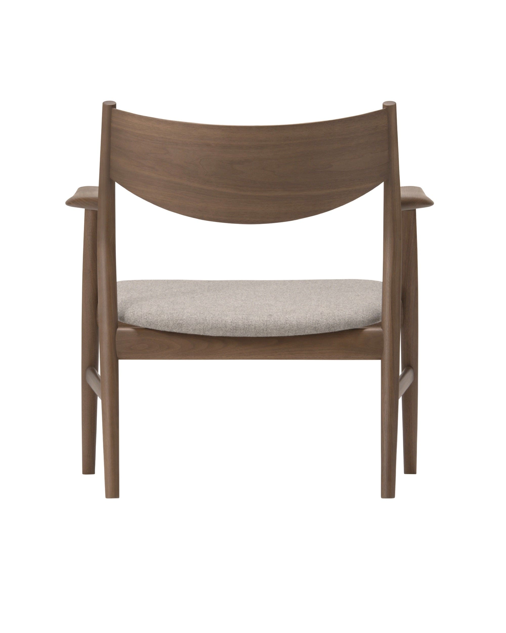 KAMUY Lounge Chair (Wooden Back), Walnut Natural