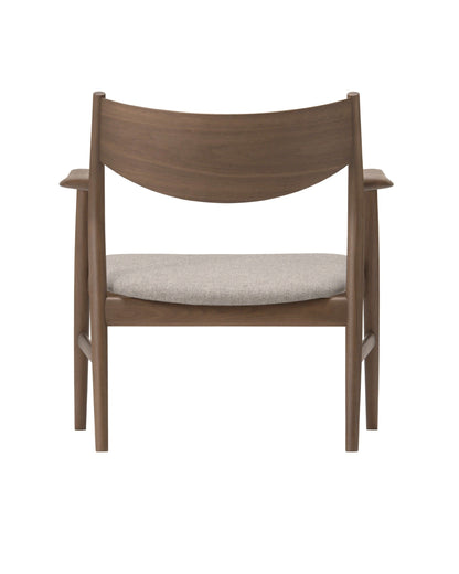 KAMUY Lounge Chair (Wooden Back), Walnut Natural