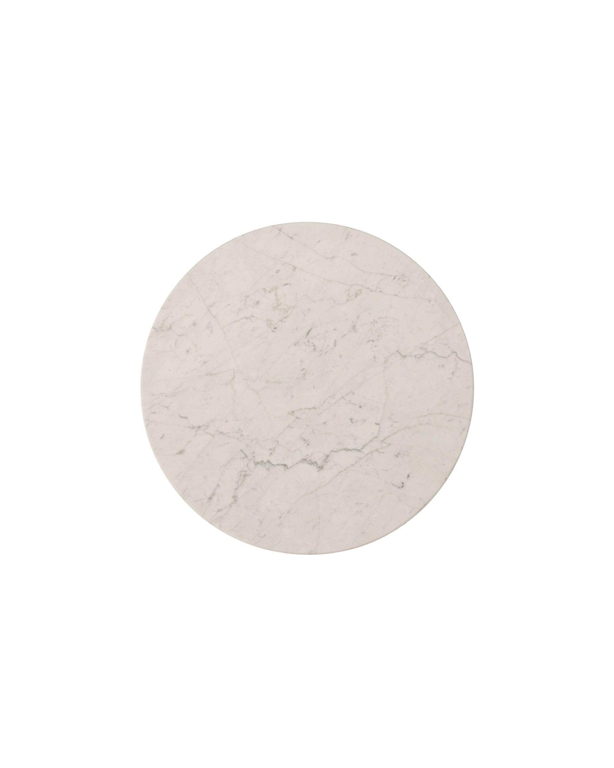 KAMUY 18&quot; Round Side Table (Marble Top)