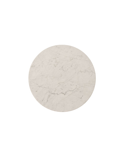 KAMUY 18&quot; Round Side Table (Marble Top)