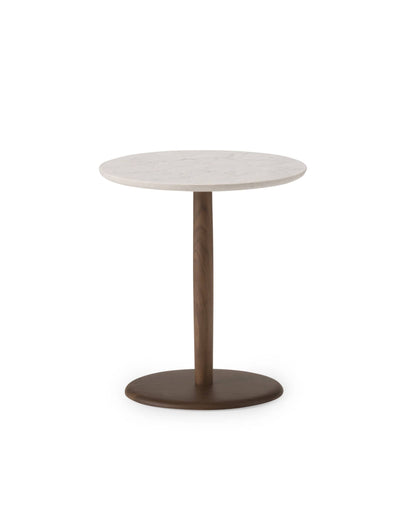 KAMUY 18&quot; Round Side Table (Marble Top)